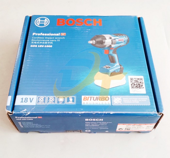 M&aacute;y vặn v&iacute;t d&ugrave;ng pin Bosch GDS 18V-1000 (Kh&ocirc;ng k&egrave;m pin sạc)  Bosch | Gi&aacute; rẻ nhất - C&ocirc;ng Ty TNHH Thương Mại Dịch Vụ Đạt T&acirc;m