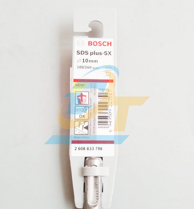Mũi khoan b&ecirc; t&ocirc;ng chu&ocirc;i g&agrave;i SDS Plus 5X 10x100/160 Bosch 2608833798 2608833798 Bosch | Gi&aacute; rẻ nhất - C&ocirc;ng Ty TNHH Thương Mại Dịch Vụ Đạt T&acirc;m