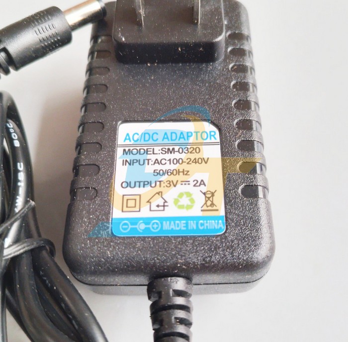 Nguồn Adapter 3V-2A đầu DC 5.5x2.5mm  China | Gi&aacute; rẻ nhất - C&ocirc;ng Ty TNHH Thương Mại Dịch Vụ Đạt T&acirc;m