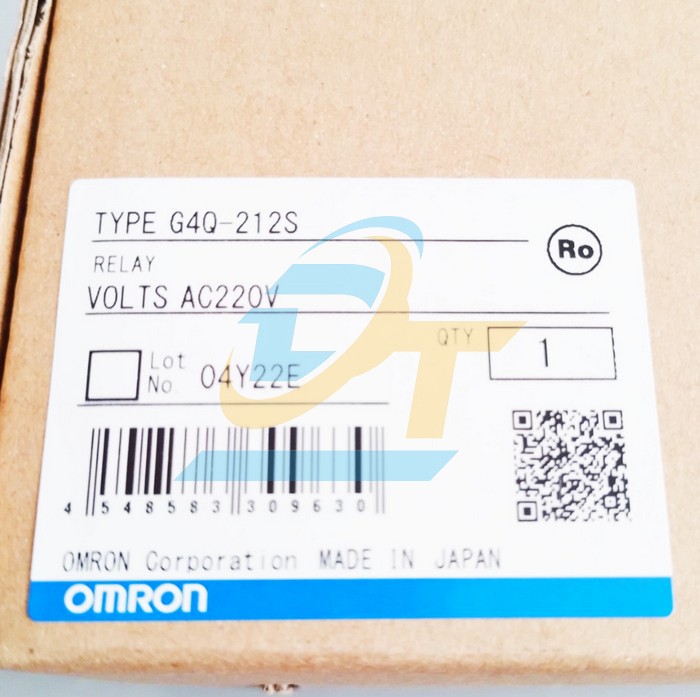Relay lu&acirc;n phi&ecirc;n 8 ch&acirc;n tr&ograve;n 220V Omron G4Q-212S G4Q-212S Omron | Gi&aacute; rẻ nhất - C&ocirc;ng Ty TNHH Thương Mại Dịch Vụ Đạt T&acirc;m