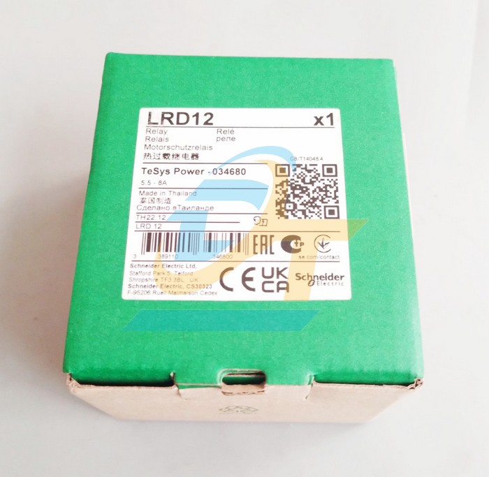 Relay nhiệt 5.5-8.0A Schneider LRD12  SCHNEIDER | Gi&aacute; rẻ nhất - C&ocirc;ng Ty TNHH Thương Mại Dịch Vụ Đạt T&acirc;m