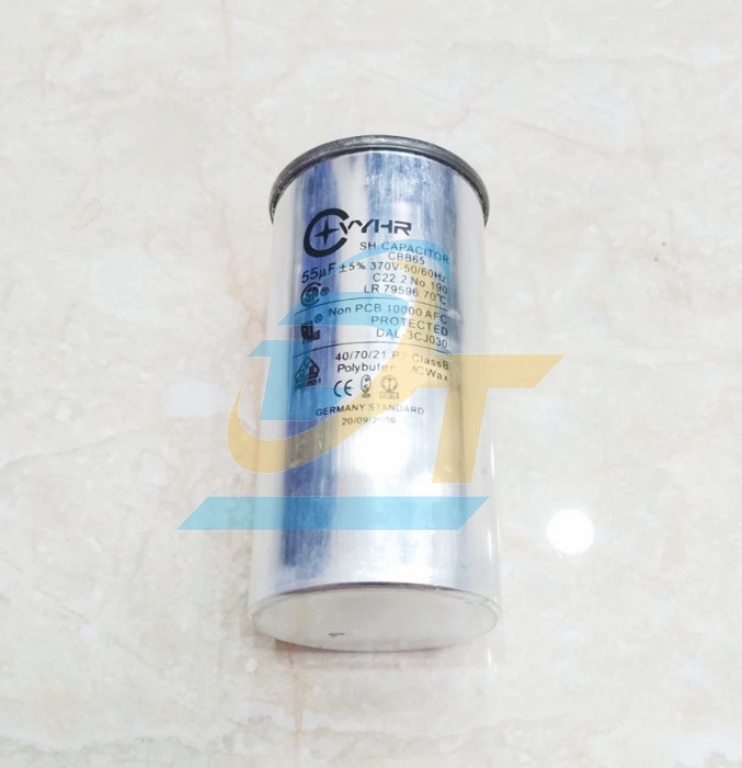 Tụ nh&ocirc;m CBB65 370V 55uF  China | Gi&aacute; rẻ nhất - C&ocirc;ng Ty TNHH Thương Mại Dịch Vụ Đạt T&acirc;m