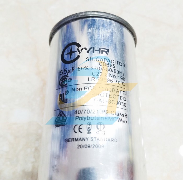 Tụ nh&ocirc;m CBB65 370V 55uF  China | Gi&aacute; rẻ nhất - C&ocirc;ng Ty TNHH Thương Mại Dịch Vụ Đạt T&acirc;m