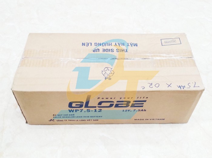 Ắc quy kh&ocirc; 12V 7.5Ah Globe WP7.5-12 (20HR) WP7.5&shy;12 Globe | Gi&aacute; rẻ nhất - C&ocirc;ng Ty TNHH Thương Mại Dịch Vụ Đạt T&acirc;m