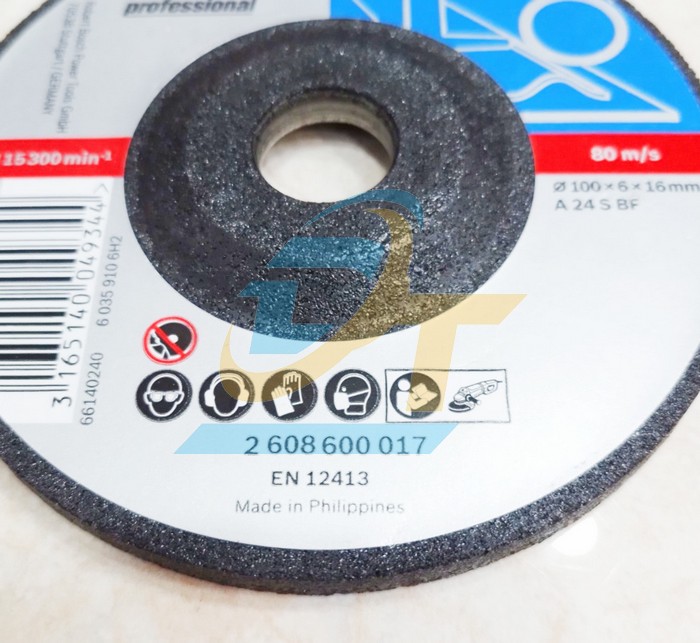Đ&aacute; m&agrave;i sắt 100x6x16mm Bosch 2608600017 2608600017 Bosch | Gi&aacute; rẻ nhất - C&ocirc;ng Ty TNHH Thương Mại Dịch Vụ Đạt T&acirc;m