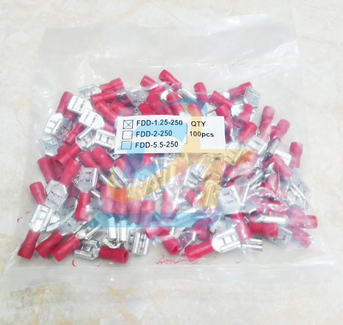 Đầu cos ghim capa c&aacute;i FDD 1.25-250 bọc nhựa  VietNam | Gi&aacute; rẻ nhất - C&ocirc;ng Ty TNHH Thương Mại Dịch Vụ Đạt T&acirc;m