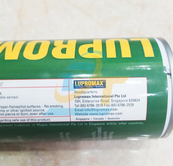 Dầu xịt bảo tr&igrave; d&acirc;y c&aacute;p th&eacute;p - x&iacute;ch tải Lupromax C&C 400ml  LUPROMAX | Gi&aacute; rẻ nhất - C&ocirc;ng Ty TNHH Thương Mại Dịch Vụ Đạt T&acirc;m