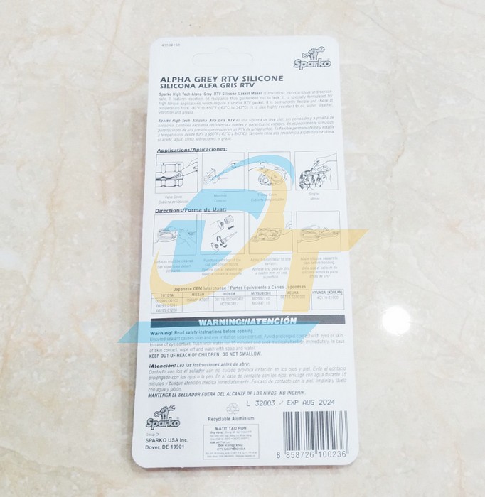 Keo thế ron x&aacute;m Sparko 85g  Sparko | Gi&aacute; rẻ nhất - C&ocirc;ng Ty TNHH Thương Mại Dịch Vụ Đạt T&acirc;m