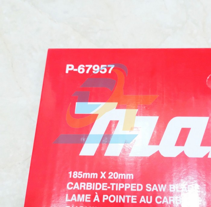 Lưỡi cắt gỗ 40 răng 185x20mm Makita P-67957 P-67957 Makita | Gi&aacute; rẻ nhất - C&ocirc;ng Ty TNHH Thương Mại Dịch Vụ Đạt T&acirc;m