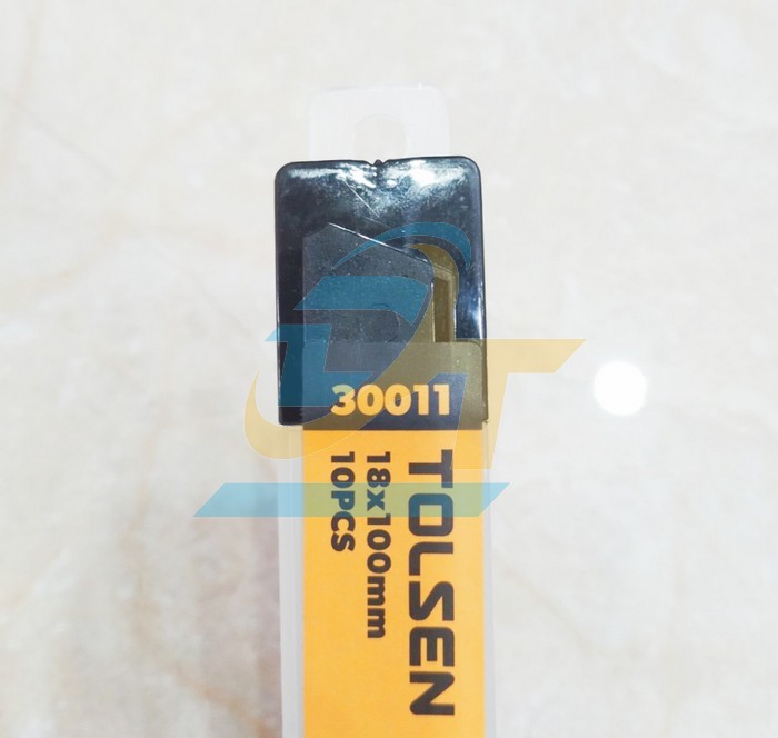 Lưỡi dao rọc giấy 18x100x0.5mm Tolsen 30011  Tolsen | Gi&aacute; rẻ nhất - C&ocirc;ng Ty TNHH Thương Mại Dịch Vụ Đạt T&acirc;m