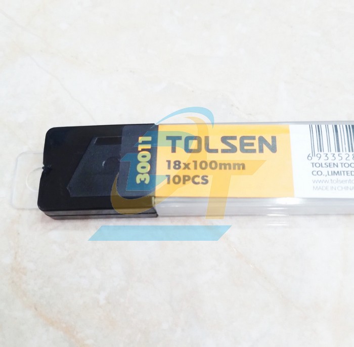 Lưỡi dao rọc giấy 18x100x0.5mm Tolsen 30011  Tolsen | Gi&aacute; rẻ nhất - C&ocirc;ng Ty TNHH Thương Mại Dịch Vụ Đạt T&acirc;m