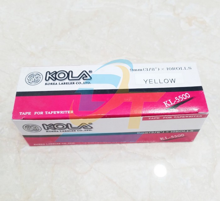 Nh&atilde;n nhựa cho m&aacute;y bấm chữ nổi Kola KL-5500 KL-5500 China | Gi&aacute; rẻ nhất - C&ocirc;ng Ty TNHH Thương Mại Dịch Vụ Đạt T&acirc;m