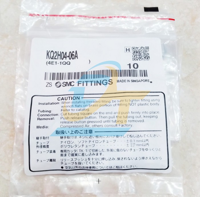Nối hơi giảm 6-4mm SMC KQ2H04-06A KQ2H04-06A SMC | Gi&aacute; rẻ nhất - C&ocirc;ng Ty TNHH Thương Mại Dịch Vụ Đạt T&acirc;m