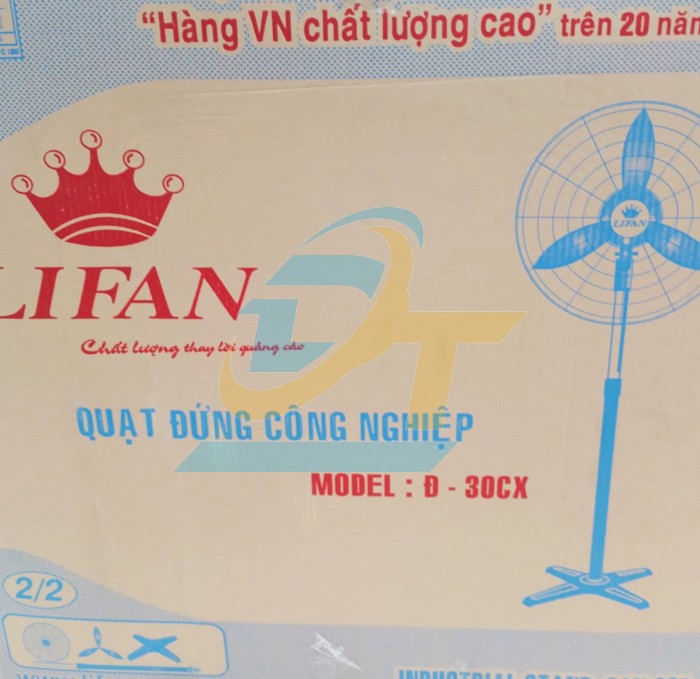Quạt đứng c&ocirc;ng nghiệp 170W Lifan Đ-30CX Đ-30CX LIFAN | Gi&aacute; rẻ nhất - C&ocirc;ng Ty TNHH Thương Mại Dịch Vụ Đạt T&acirc;m