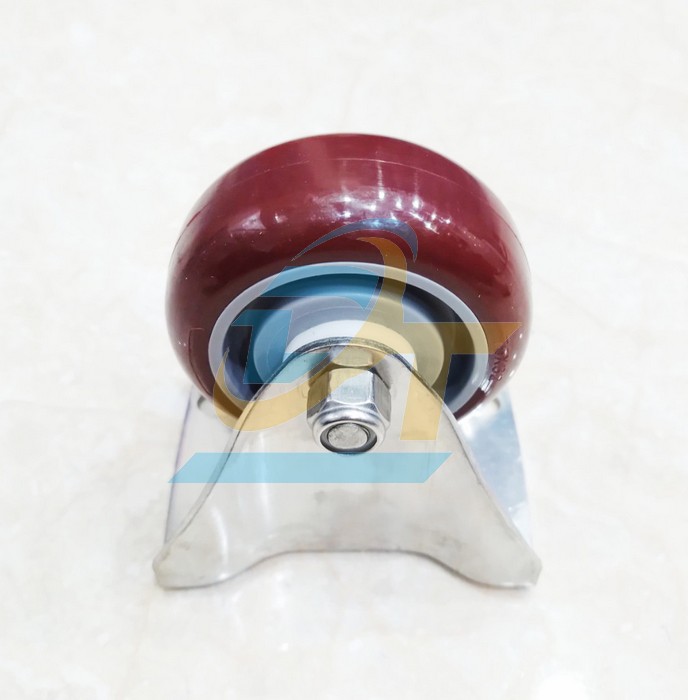 B&aacute;nh xe đẩy PU 75x32mm cố định Caster 2-A3-SS304-PU-R  CASTER-WHEEL | Gi&aacute; rẻ nhất - C&ocirc;ng Ty TNHH Thương Mại Dịch Vụ Đạt T&acirc;m