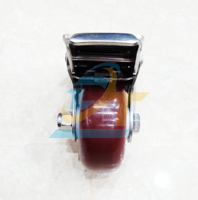 B&aacute;nh xe đẩy PU 75x32mm c&agrave;ng xoay Caster 2-A3-SS304-PU-SRB  CASTER-WHEEL | Gi&aacute; rẻ nhất - C&ocirc;ng Ty TNHH Thương Mại Dịch Vụ Đạt T&acirc;m