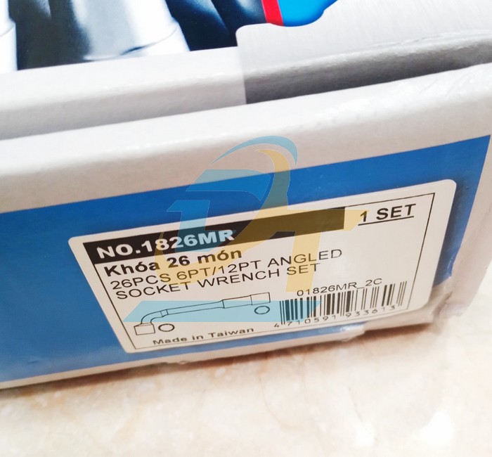 Bộ ống điếu 26 chi tiết hệ m&eacute;t 6-32mm Kingtony 1826MR  KingTony | Gi&aacute; rẻ nhất - C&ocirc;ng Ty TNHH Thương Mại Dịch Vụ Đạt T&acirc;m