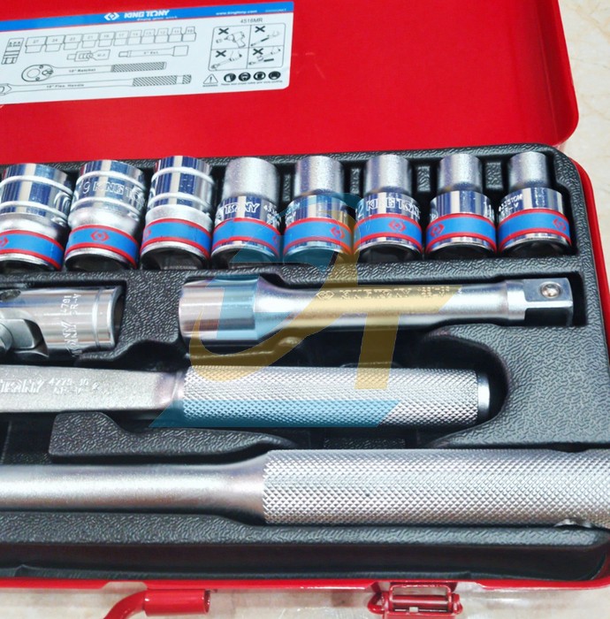 Bộ tu&yacute;p 1/2" 16 chi tiết 8-24mm Kingtony 4516MR  KingTony | Gi&aacute; rẻ nhất - C&ocirc;ng Ty TNHH Thương Mại Dịch Vụ Đạt T&acirc;m