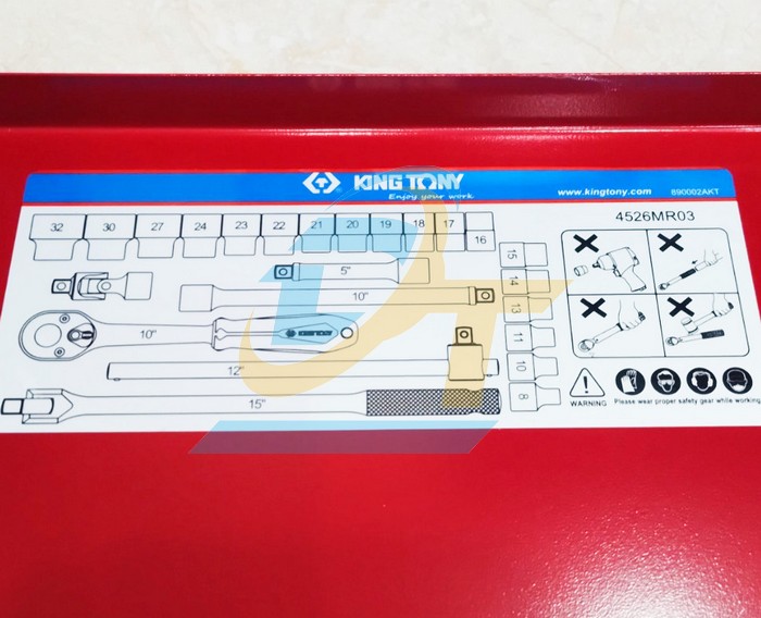 Bộ tu&yacute;p 1/2" 24 chi tiết 8-32mm Kingtony 4526MR03 4526MR03 KingTony | Gi&aacute; rẻ nhất - C&ocirc;ng Ty TNHH Thương Mại Dịch Vụ Đạt T&acirc;m