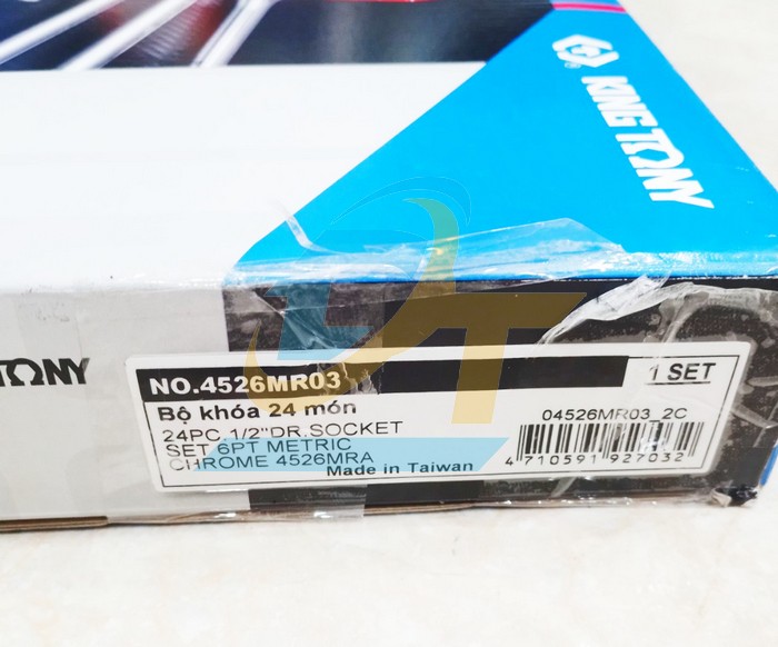 Bộ tu&yacute;p 1/2" 24 chi tiết 8-32mm Kingtony 4526MR03 4526MR03 KingTony | Gi&aacute; rẻ nhất - C&ocirc;ng Ty TNHH Thương Mại Dịch Vụ Đạt T&acirc;m
