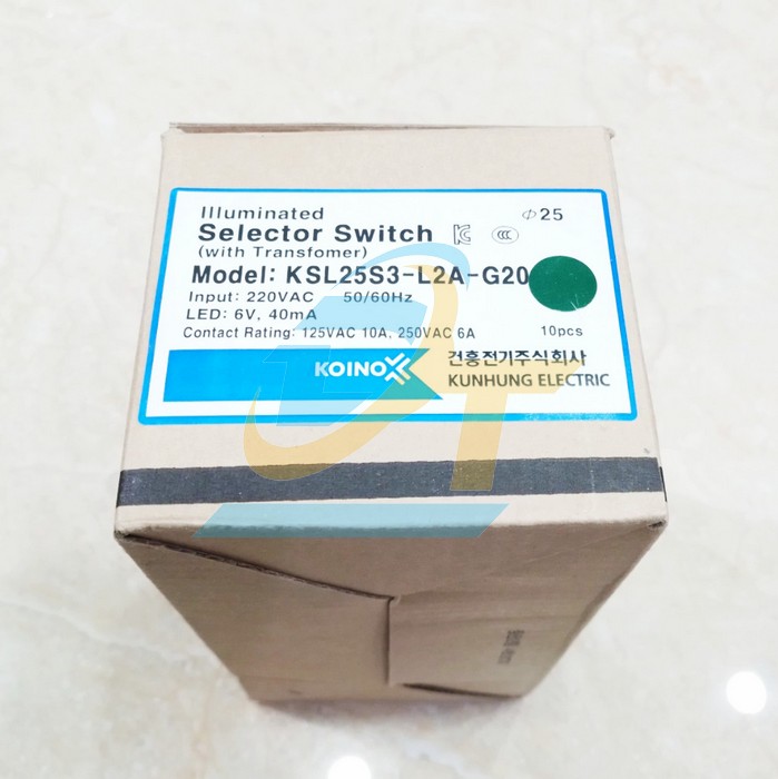 C&ocirc;ng tắc xoay 2 vị tr&iacute; Koino KSL25S3-L2A  KOINO | Gi&aacute; rẻ nhất - C&ocirc;ng Ty TNHH Thương Mại Dịch Vụ Đạt T&acirc;m