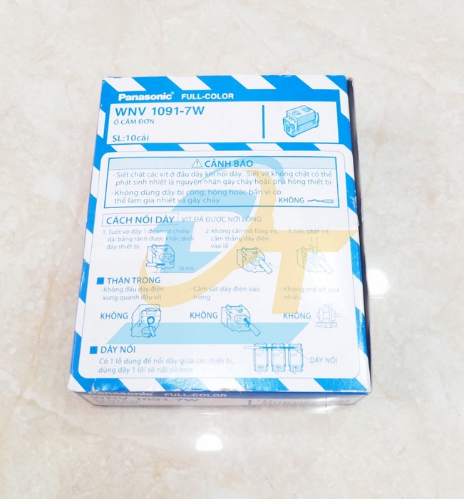 Ổ cắm đơn Panasonic WNV1091-7W  Panasonic | Gi&aacute; rẻ nhất - C&ocirc;ng Ty TNHH Thương Mại Dịch Vụ Đạt T&acirc;m