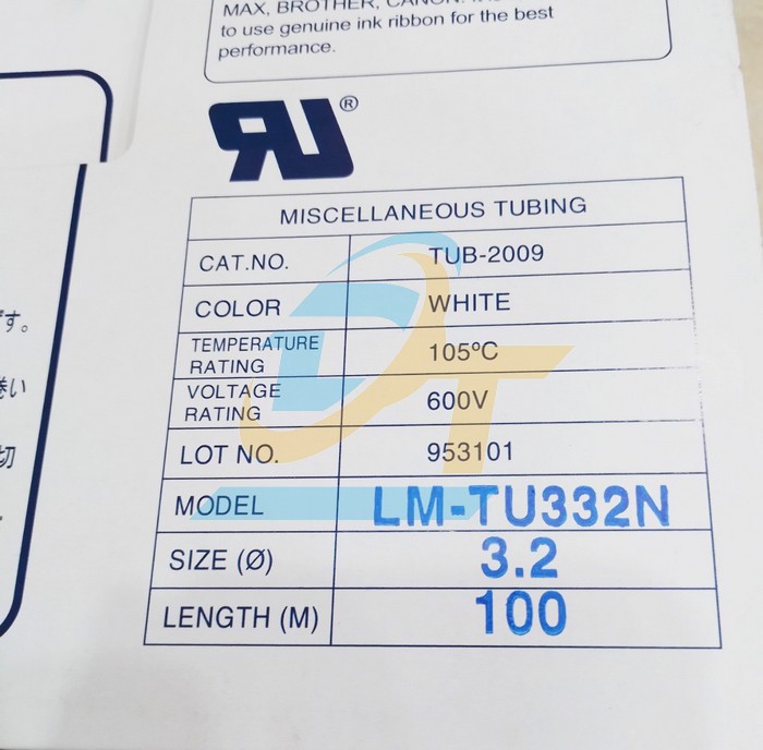 Ống lồng đầu cos LM-TU332N 3.2mm (Cuộn 100m)  VietNam | Gi&aacute; rẻ nhất - C&ocirc;ng Ty TNHH Thương Mại Dịch Vụ Đạt T&acirc;m