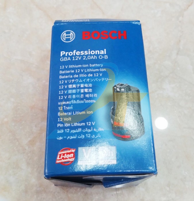 Pin Li-ion GBA 12V 2.0Ah Bosch 1600A00F6X  Bosch | Gi&aacute; rẻ nhất - C&ocirc;ng Ty TNHH Thương Mại Dịch Vụ Đạt T&acirc;m