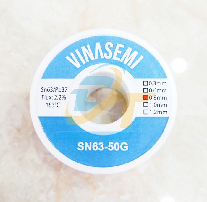 Thiếc h&agrave;n Vinasemi 63% 0.8mm 50g  VINASEMI | Gi&aacute; rẻ nhất - C&ocirc;ng Ty TNHH Thương Mại Dịch Vụ Đạt T&acirc;m
