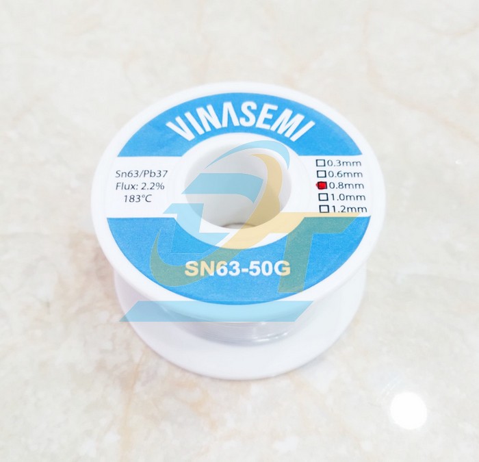 Thiếc h&agrave;n Vinasemi 63% 0.8mm 50g  VINASEMI | Gi&aacute; rẻ nhất - C&ocirc;ng Ty TNHH Thương Mại Dịch Vụ Đạt T&acirc;m