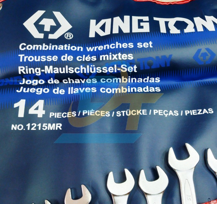 Bộ cờ l&ecirc; v&ograve;ng miệng 14 chi tiết 8-24mm Kingtony 1215MR 1215MR KingTony | Gi&aacute; rẻ nhất - C&ocirc;ng Ty TNHH Thương Mại Dịch Vụ Đạt T&acirc;m