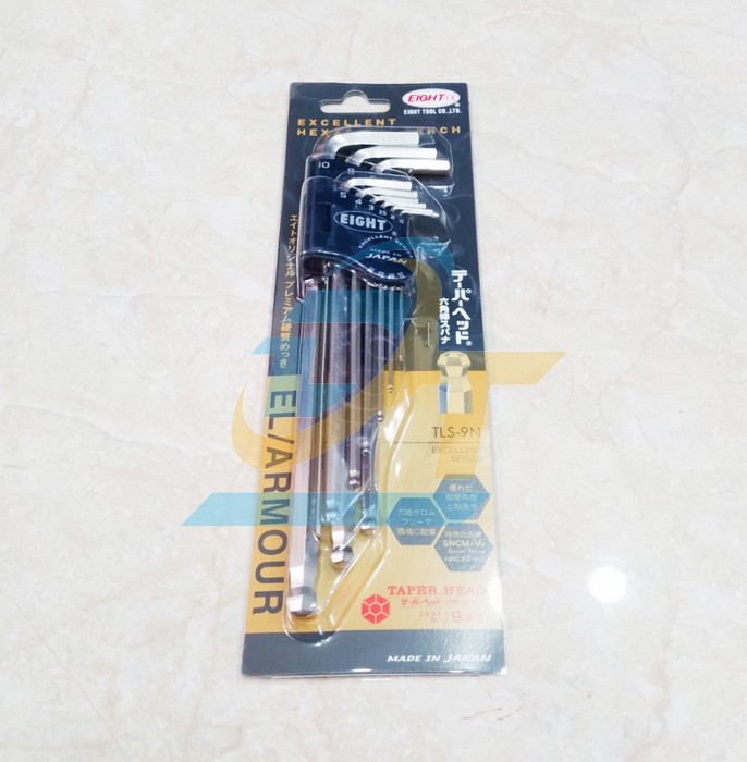 Bộ lục gi&aacute;c đầu bi 9 c&acirc;y 1.5-10mm Eight TLS-9N TLS-9N Eight | Gi&aacute; rẻ nhất - C&ocirc;ng Ty TNHH Thương Mại Dịch Vụ Đạt T&acirc;m