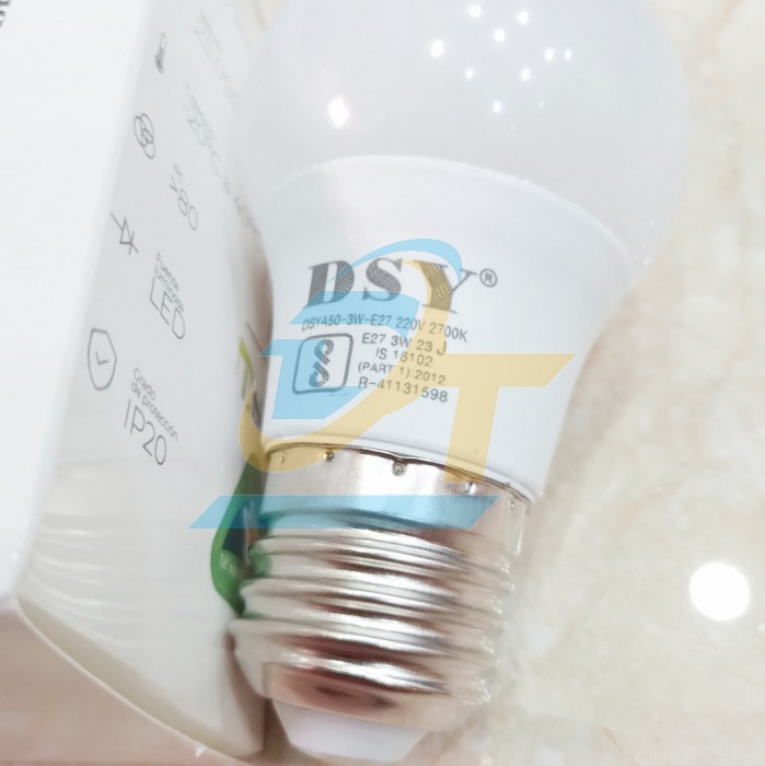 B&oacute;ng đ&egrave;n led bulb tr&ograve;n 3W E27 2700-3000K  China | Gi&aacute; rẻ nhất - C&ocirc;ng Ty TNHH Thương Mại Dịch Vụ Đạt T&acirc;m
