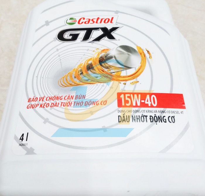 Dầu nhớt động cơ Castrol GTX 15W-40 (4L)  CASTROL | Gi&aacute; rẻ nhất - C&ocirc;ng Ty TNHH Thương Mại Dịch Vụ Đạt T&acirc;m