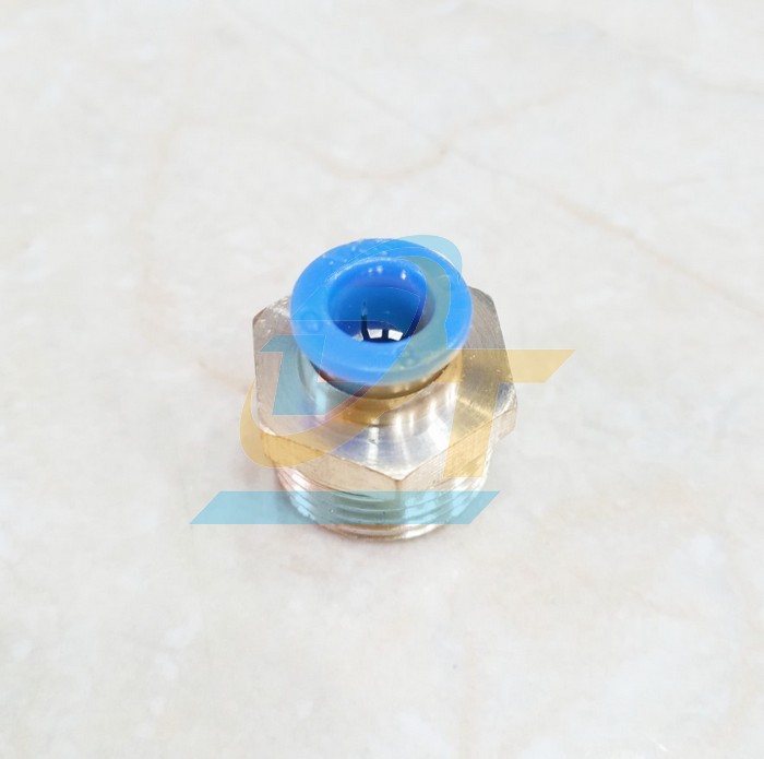 Đầu nối hơi thẳng ren ngo&agrave;i 21 ống 8 China PC8-04  China | Gi&aacute; rẻ nhất - C&ocirc;ng Ty TNHH Thương Mại Dịch Vụ Đạt T&acirc;m