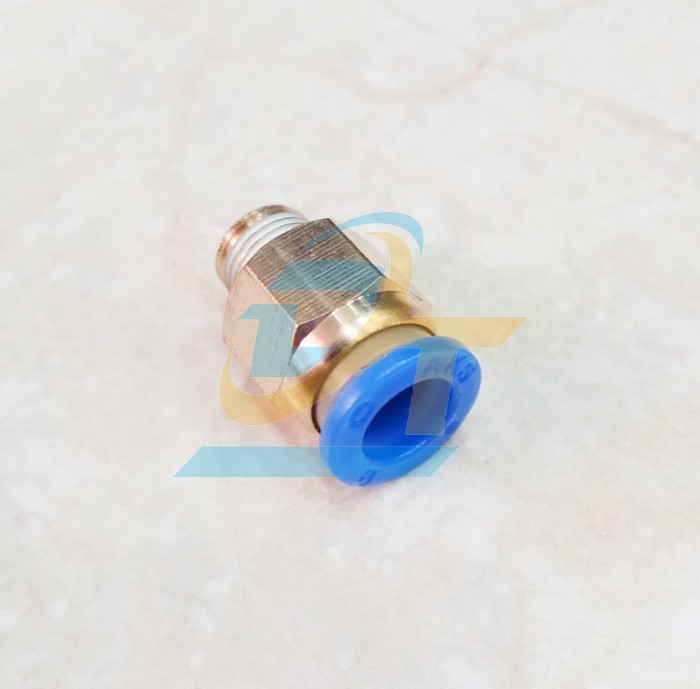 Đầu nối hơi thẳng ren ngo&agrave;i 9.6 ống 8 China PC8-01  China | Gi&aacute; rẻ nhất - C&ocirc;ng Ty TNHH Thương Mại Dịch Vụ Đạt T&acirc;m