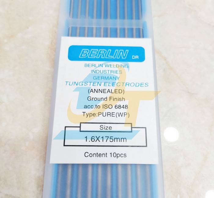 Điện cực h&agrave;n Tig (Nh&ocirc;m) Tungsten Berlin 1.6x175mm (Vỉ 10 c&acirc;y)  China | Gi&aacute; rẻ nhất - C&ocirc;ng Ty TNHH Thương Mại Dịch Vụ Đạt T&acirc;m