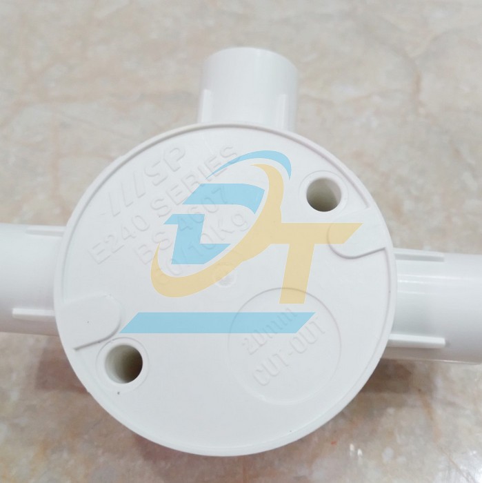 Hộp chia ngả 3 đường D20 thấp Sino E240/20/3  Sino | Gi&aacute; rẻ nhất - C&ocirc;ng Ty TNHH Thương Mại Dịch Vụ Đạt T&acirc;m