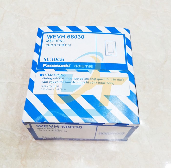 Mặt d&ugrave;ng cho 3 thiết bị Halumie Panasonic WEVH68030 WEVH68030 Panasonic | Gi&aacute; rẻ nhất - C&ocirc;ng Ty TNHH Thương Mại Dịch Vụ Đạt T&acirc;m