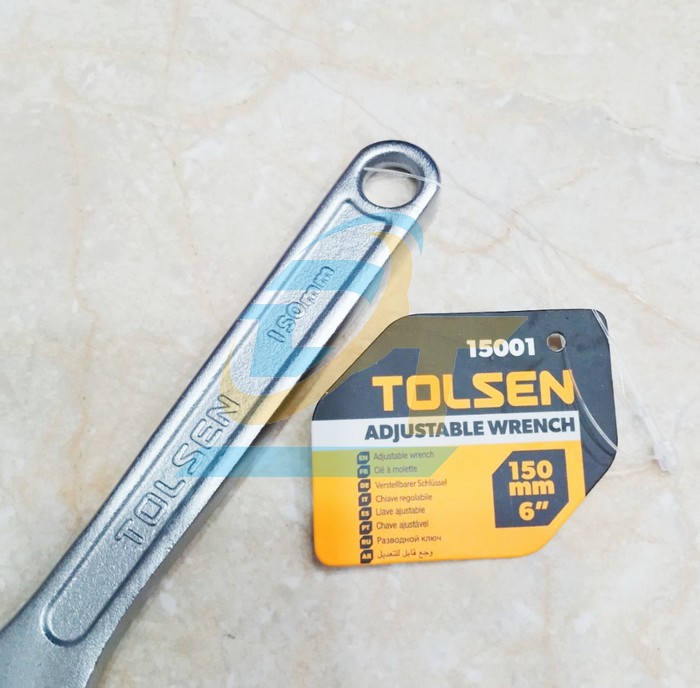Mỏ lết c&aacute;n trơn 6"/150mm Tolsen 15001  Tolsen | Gi&aacute; rẻ nhất - C&ocirc;ng Ty TNHH Thương Mại Dịch Vụ Đạt T&acirc;m