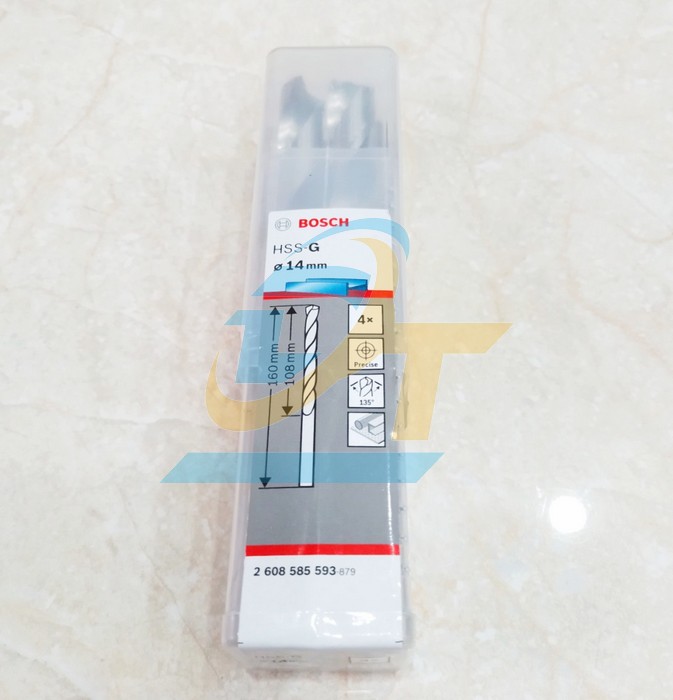 Mũi khoan sắt HSS-G 14mm Bocsh 2608585593  Bosch | Gi&aacute; rẻ nhất - C&ocirc;ng Ty TNHH Thương Mại Dịch Vụ Đạt T&acirc;m