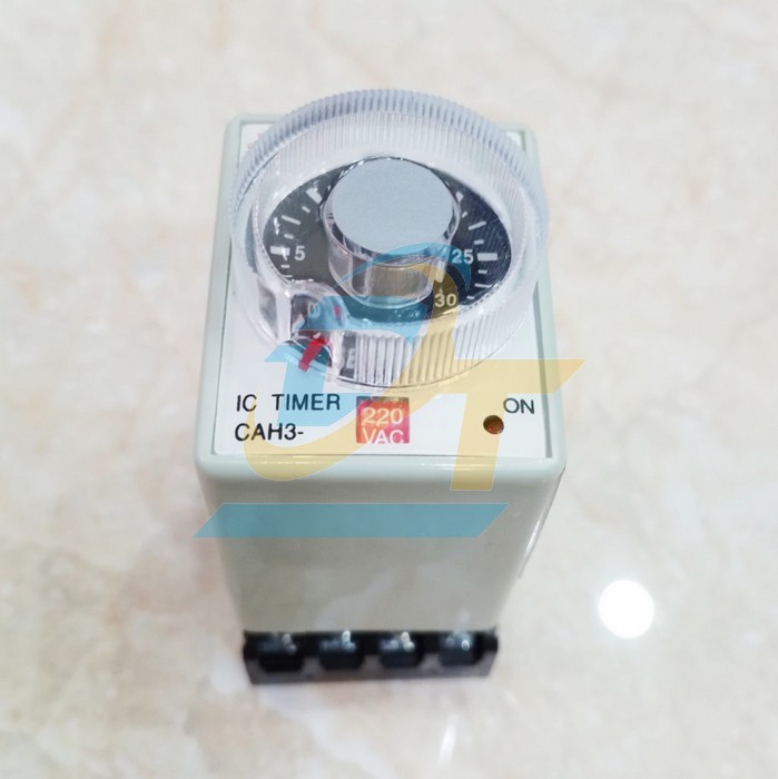 Relay thời gian 30s 220VAC JKN CAH3-N3 (K&egrave;m đế) CAH3-N3 JKN | Gi&aacute; rẻ nhất - C&ocirc;ng Ty TNHH Thương Mại Dịch Vụ Đạt T&acirc;m