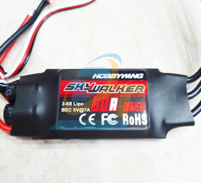 Bộ điều khiển tốc độ Hobbywing Skywalker 60A-UBEC-V1  HOBBYWING | Gi&aacute; rẻ nhất - C&ocirc;ng Ty TNHH Thương Mại Dịch Vụ Đạt T&acirc;m