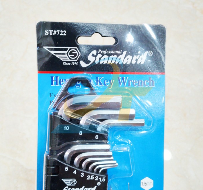 Bộ lục gi&aacute;c 9 c&acirc;y hệ m&eacute;t 1.5-10mm Standard ST#722 ST#722 Standard | Gi&aacute; rẻ nhất - C&ocirc;ng Ty TNHH Thương Mại Dịch Vụ Đạt T&acirc;m