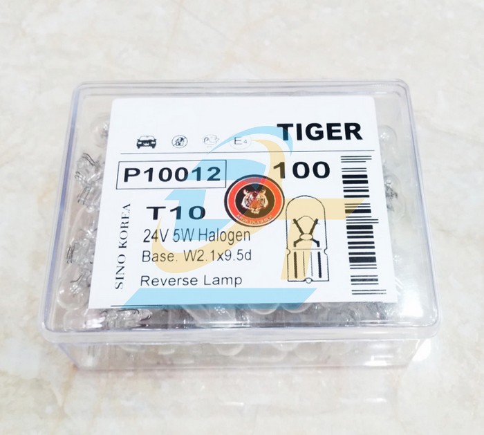 B&oacute;ng đ&egrave;n halogen T10 24V 5W Tiger P10012  TIGER | Gi&aacute; rẻ nhất - C&ocirc;ng Ty TNHH Thương Mại Dịch Vụ Đạt T&acirc;m