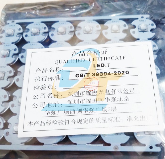 Chip Led Cree XML2 T6 10W  China | Gi&aacute; rẻ nhất - C&ocirc;ng Ty TNHH Thương Mại Dịch Vụ Đạt T&acirc;m