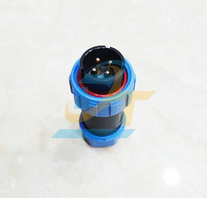 Đầu nối d&acirc;y chống nước 4 ch&acirc;n thẳng (Đực + C&aacute;i) SP21-4P  China | Gi&aacute; rẻ nhất - C&ocirc;ng Ty TNHH Thương Mại Dịch Vụ Đạt T&acirc;m