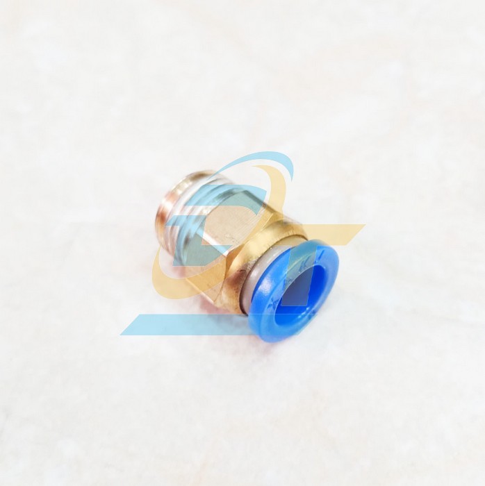Đầu nối hơi thẳng ren ngo&agrave;i 13 ống 6 China PC6-02  China | Gi&aacute; rẻ nhất - C&ocirc;ng Ty TNHH Thương Mại Dịch Vụ Đạt T&acirc;m