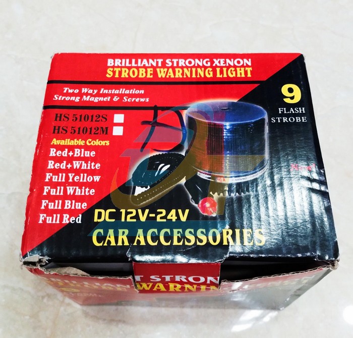 Đ&egrave;n led xoay chớp cảnh b&aacute;o nhỏ 11cm 12-24V c&oacute; d&acirc;y cắm tẩu sạc  China | Gi&aacute; rẻ nhất - C&ocirc;ng Ty TNHH Thương Mại Dịch Vụ Đạt T&acirc;m