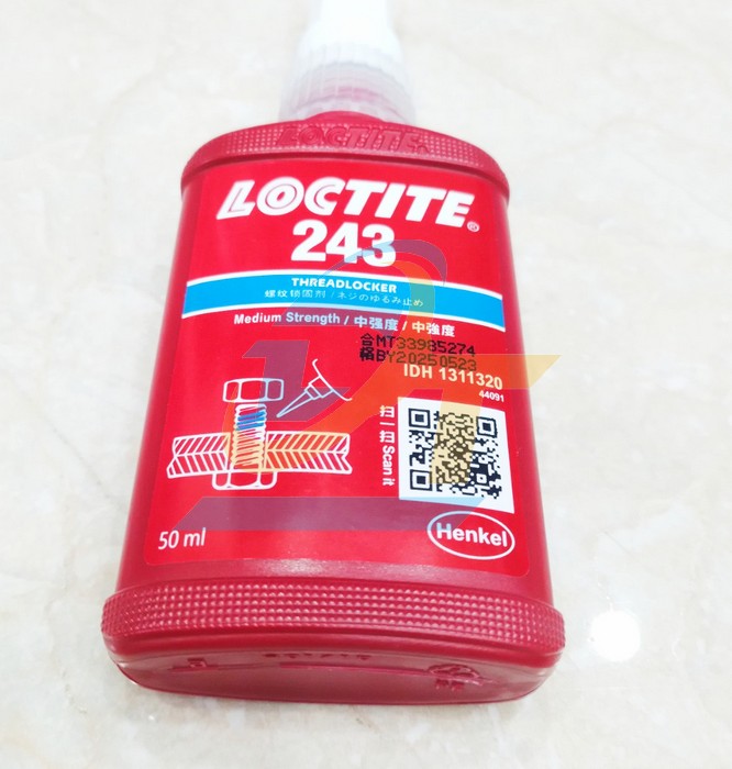 Keo kh&oacute;a ren Loctite 243 50ml  Loctite | Gi&aacute; rẻ nhất - C&ocirc;ng Ty TNHH Thương Mại Dịch Vụ Đạt T&acirc;m
